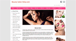 Desktop Screenshot of beautysalonhelp.com